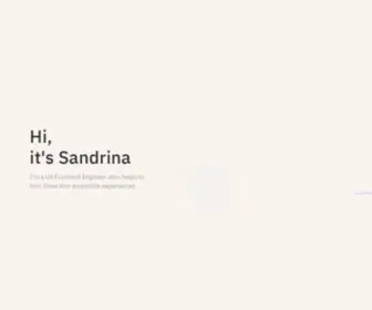 Sandrina-P.net(Sandrina Pereira) Screenshot