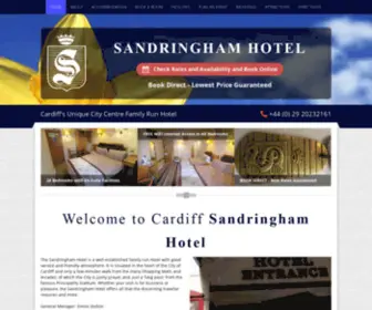 Sandringham-Hotel.com(Cardiff Hotels) Screenshot