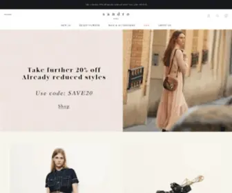 Sandro-Paris.com.au(Sandro Paris I Luxury Womens Clothing Online & Designer Clothing Online) Screenshot