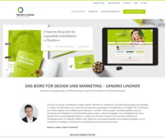 Sandrolindner.de(Das Büro für Design und Marketing) Screenshot