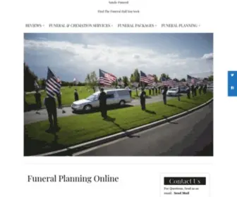 Sands-Funeral.com(Extensive selection of high) Screenshot