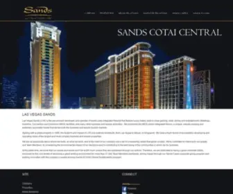 Sands.com(Las Vegas Sands Corporation) Screenshot