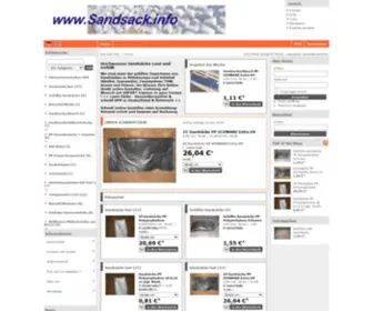 Sandsackshop.de(SANDSÄCKE) Screenshot