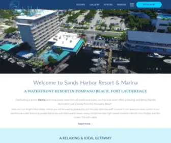 Sandsharbor.com(Discover why Sands Harbor Resort & Marina) Screenshot