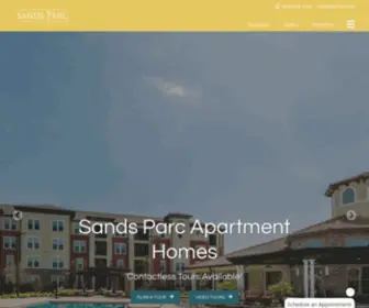 Sandsparcapartments.com(Sands Parc) Screenshot