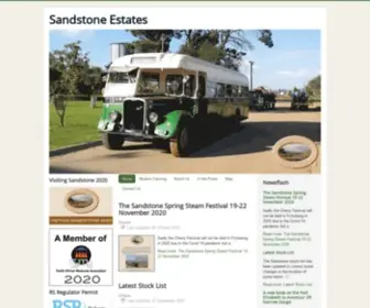 Sandstone-Estates.com(The Sandstone Heritage Trust) Screenshot