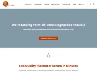 Sandstonedx.com(Sandstone Diagnostics' CentriFluidic technology) Screenshot