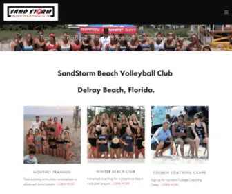 Sandstormbeachvolleyball.com(SandStorm) Screenshot