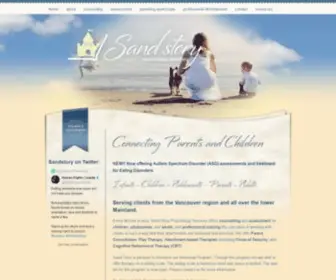 Sandstory.ca(Psychological services) Screenshot