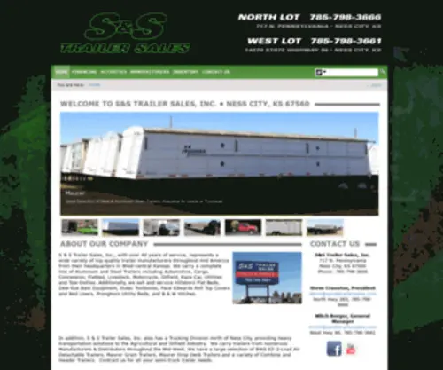 Sandstrailersales.com(Sandstrailersales) Screenshot