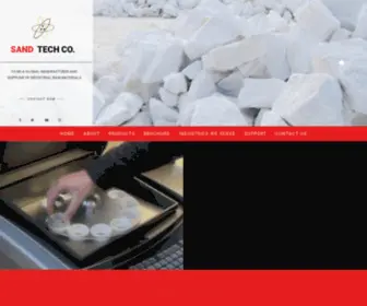 Sandtechnologys.net(Sand Tech Co) Screenshot