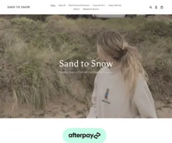 Sandtosnowaus.com(Sand to Snow) Screenshot