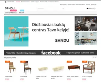 Sanducomfort.com(Baldų) Screenshot