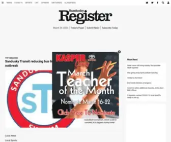 Sanduskyregister.com(Sandusky Ohio News) Screenshot