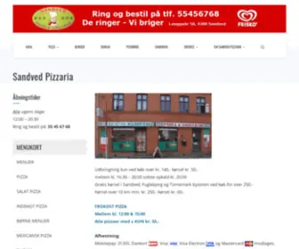 Sandvedpizzaria.dk(Bærepose) Screenshot