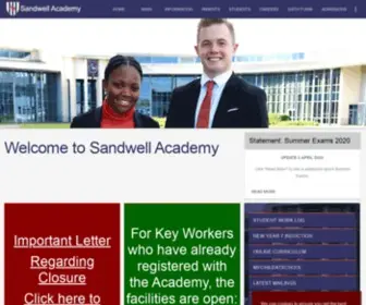 Sandwellacademy.com(Sandwell Academy) Screenshot