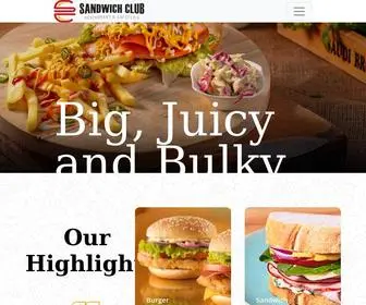 Sandwichclubme.com(Sandwich Club Restaurant Cafteria) Screenshot