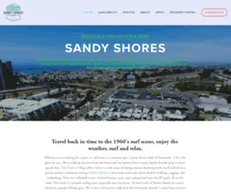 Sandy-Shores.com(Sandy Shores RV Park) Screenshot