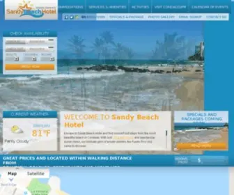 Sandybeachhotelpr.com(Condado Beachfront Hotel) Screenshot