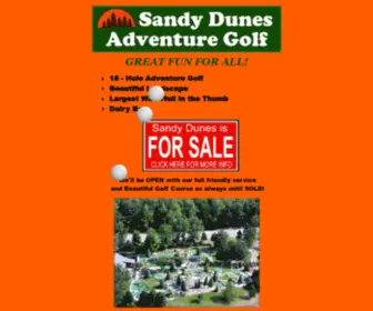 Sandydunesadventuregolf.net(Sandy Dunes Adventure Golf Sandy Dunes Adventure Golf) Screenshot