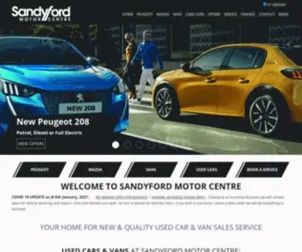 Sandyfordmotorcentre.com Screenshot