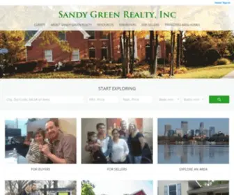 Sandygreenrealty.com(Sandy Green Realty specializes in Minneapolis MN Homes) Screenshot