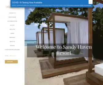 Sandyhavenresort.com(Sandy Haven Resort) Screenshot