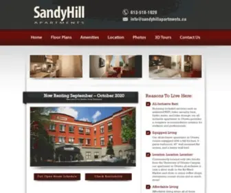 Sandyhillapartments.ca(Open House) Screenshot