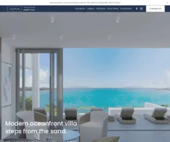 Sandyhillbay.com(The Villa at Sandy Hill) Screenshot