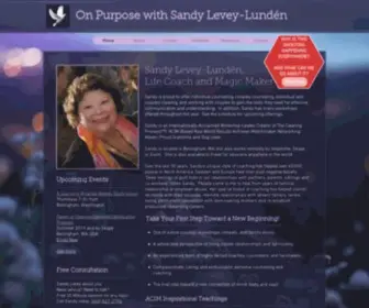 Sandylevey.com(On Purpose) Screenshot