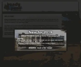 Sandypond.com(Sandy Pond Campground) Screenshot