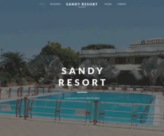 Sandyresort.com(Best Family Resort in Daman) Screenshot