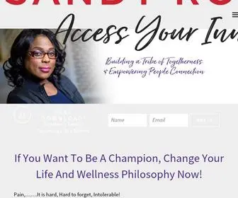 Sandyrocourt.com(Building your inner strength) Screenshot