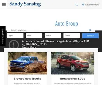 Sandysansing.com Screenshot