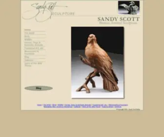 Sandyscott.com(Sandy Scott Bronze Animal Sculpture) Screenshot