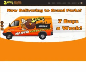 Sandysdonuts.com(We start fresh every night making over 75 varieties of donuts) Screenshot