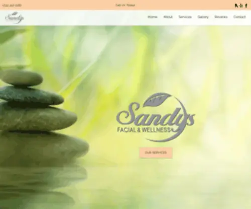 Sandysfacialandwellness.com(Sandy‘s Facial and Wellness) Screenshot