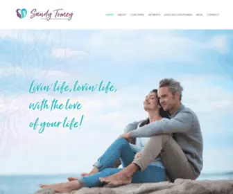 Sandytomey.com(Sandy Tomey Love & Relationship Coach) Screenshot