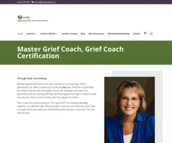 Sandywalden.com(Through Grief) Screenshot