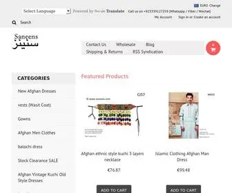 Saneens.com(Afghani Dress) Screenshot