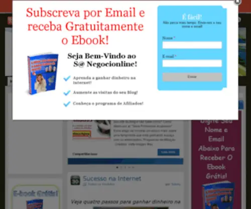 Sanegocionline.com.br(Marketing Digital) Screenshot