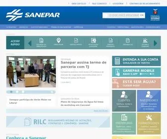 Sanepar.com.br(Home) Screenshot