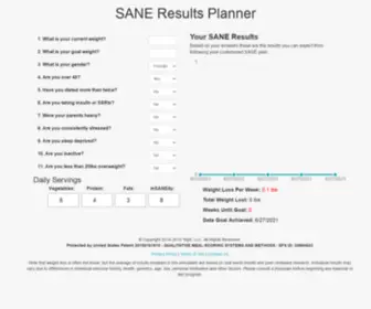 Saneplanner.com(Your SANE Program) Screenshot