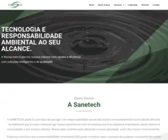 Sanetech.com.br(Bem-vindo a HostGator) Screenshot