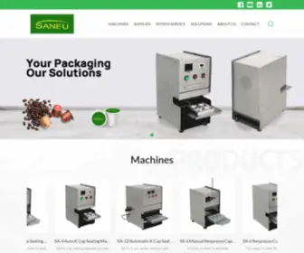 Saneu.com(K Cup Filling Sealing Machine) Screenshot
