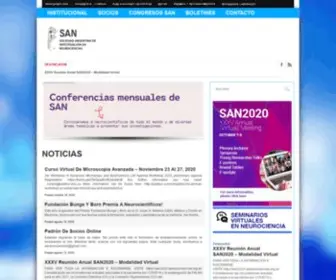 Saneurociencias.org.ar(SAN) Screenshot