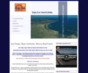 Sanfelipebajarealestate.com(San Felipe) Screenshot