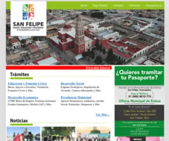 Sanfelipegto.gob.mx(SAN FELIPE GUANAJUATO) Screenshot