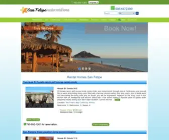 Sanfelipevacationrentalhomes.com(San Felipe Vacation Rental Homes) Screenshot