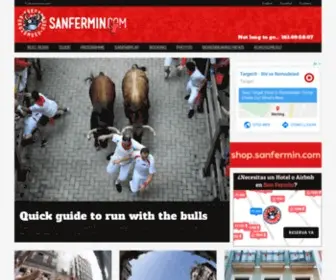 Sanfermin.com(Inicio) Screenshot